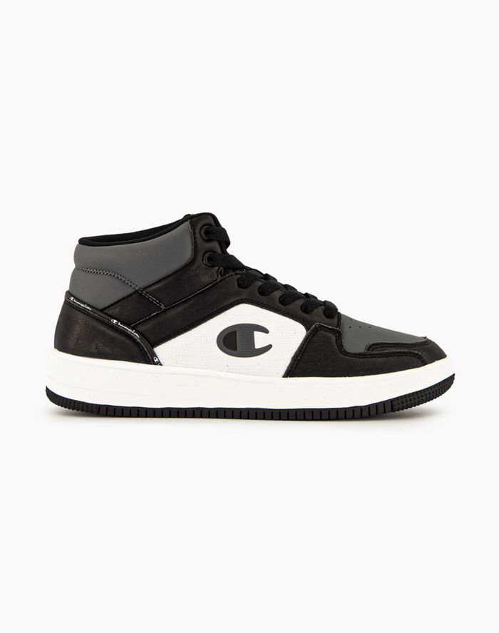 Champion Mens Sneakers NZ - Rebound 2.0 Mid Black ( 8319-GMEDA )